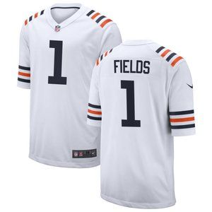 Bears Justin Fields White Jersey